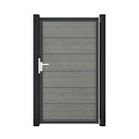 Vorschaubild GroJa BasicLine Premium Einzeltor Rahmen Aluminium Anthrazitgrau 1000 x 1800 mm