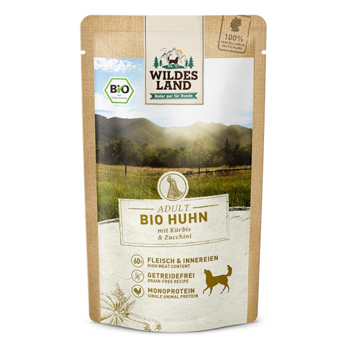Wildes Land BIO Hundenassfutter 125g