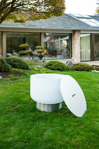 QFlame Feuerschale Set Classic Stainless Steel