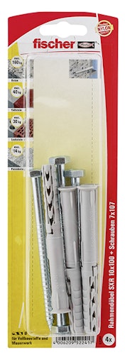 FISCHER Rahmendübel mit Schrauben SXR 10x100 SSK (4 St.)