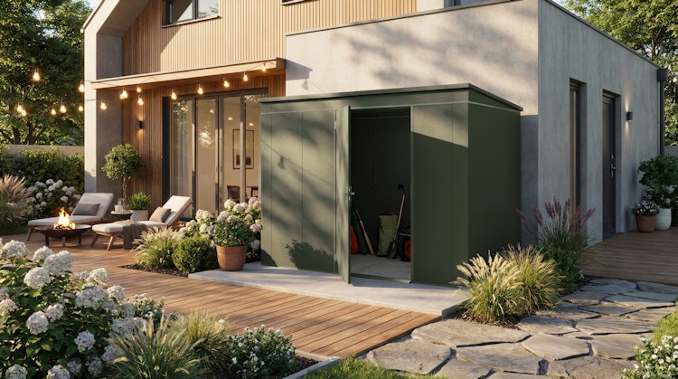 Weka Metall-Gerätehaus Gary 1-9