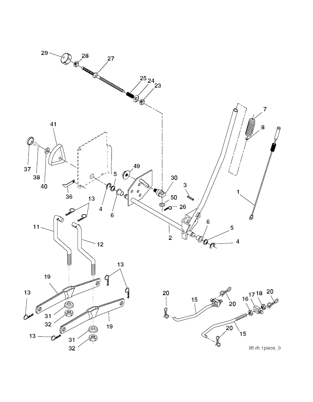 Explosionszeichnung Ersatzteile