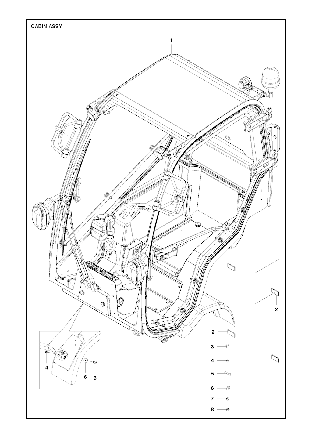 Explosionszeichnung Ersatzteile