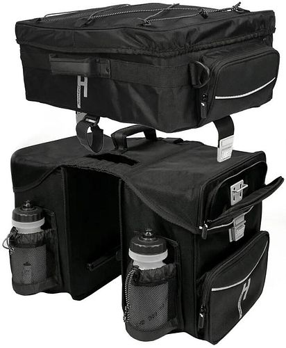 Haberland Doppeltasche Touring Max schwarz