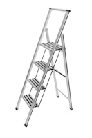 Wenko Alu-Design Klapptrittleiter 4-stufig