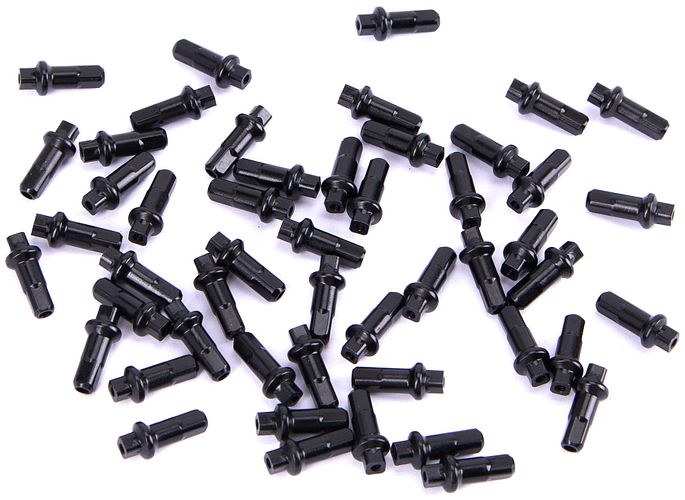 Fulcrum Nippel 50 Stück schwarz