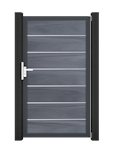 GroJa Solid Grande Premium Tor Standard 1-flügelig mit AnthrazitrahmenZubehörbild