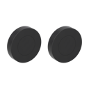 Vorschaubild Griffwerk Rosettenpaar rund GK4 -Graphitschwarz Schraubtechnik -BL