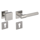 Vorschaubild Griffwerk Wechselgarnitur VAYA 136 ARIS fast2fix Fast2Fix Rosetten eckig Knopf SQUARE Samtgrau R