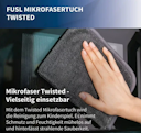Vorschaubild McBrikett Mikrofasertuch Twisted 40 x 30 - Gewicht 650 gr/qm