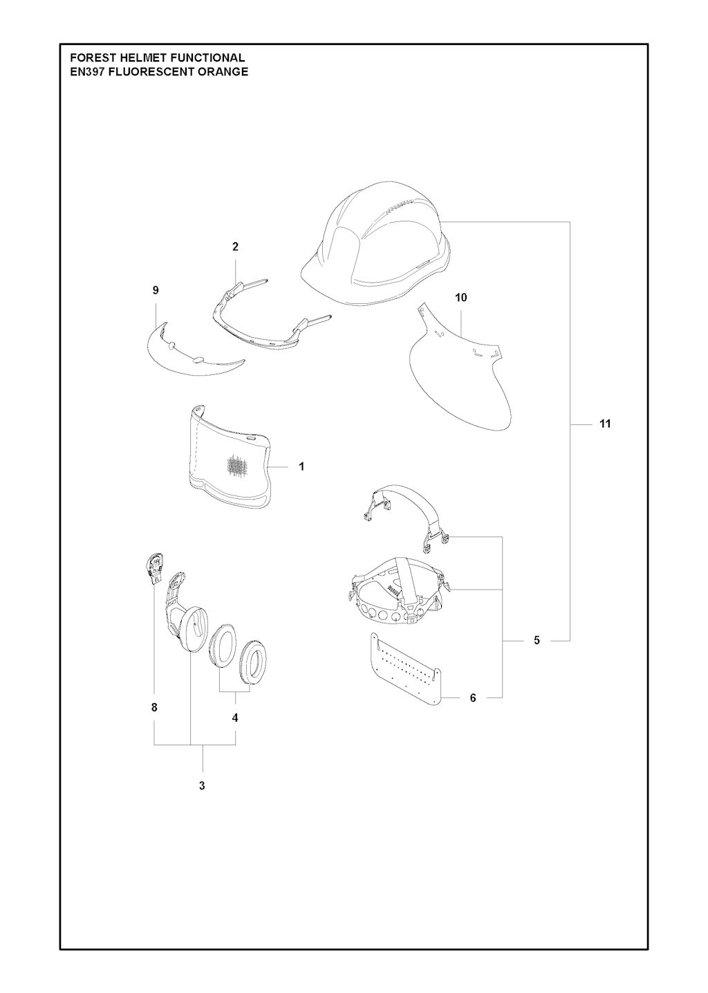 Explosionszeichnung Ersatzteile