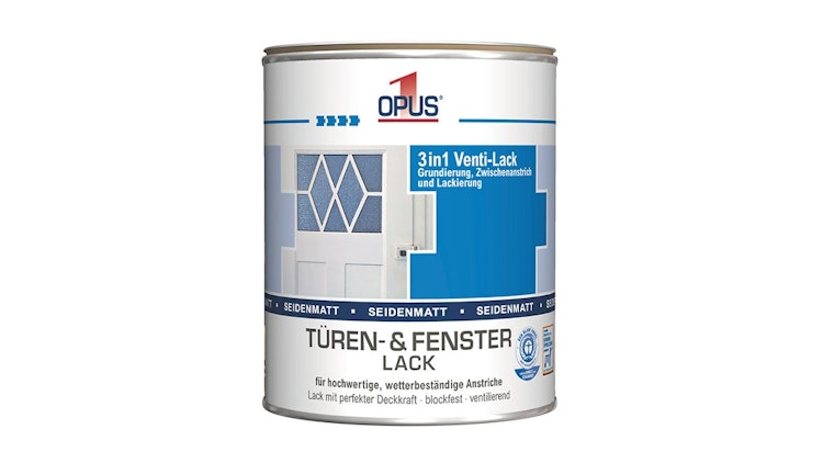 OPUS1 Türen-& Fensterlack glänzend weiß, Acryl-Lack