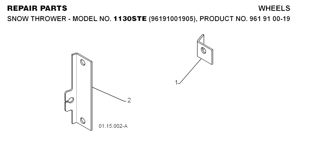 Explosionszeichnung Ersatzteile