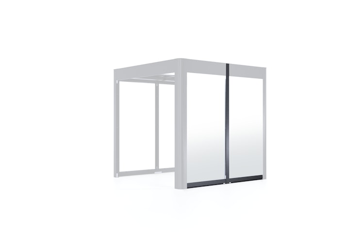 SunElements Wandelement SunCover Deluxe - 5 mm ESG satiniert