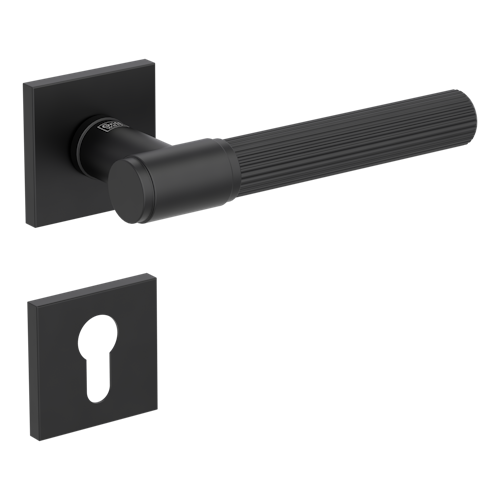 Griffwerk VAYA 136 ARIS fast2fix Fast2Fix Rosetten eckig Profilzylinder Graphitschwarz