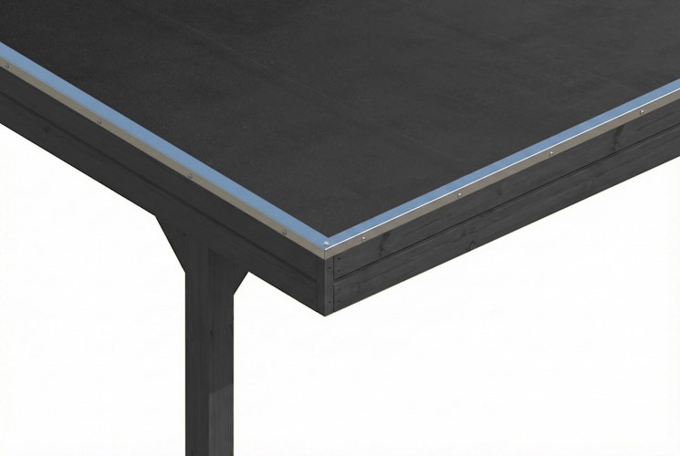 Skan Holz Friesland - Flachdach Carport aus Nadelholz Breite 320 cm