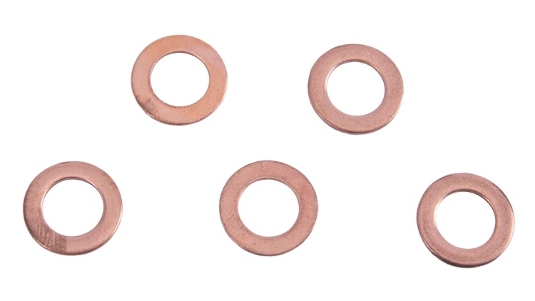 Dresselhaus Dichtring 8 x 14 x 1, 0 mm, Abgabe nur in Packung zu 5 Stück, Preis per Packung