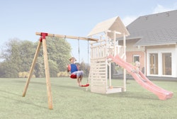 Weka Tabaluga Anbauschaukel für Türme 816, Drachenturm (außer 816 D) mit 2 Schaukelbrettern