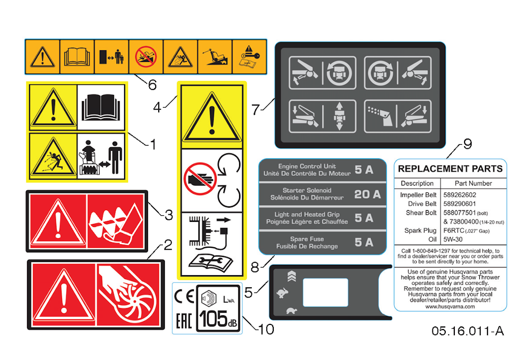 Explosionszeichnung Ersatzteile