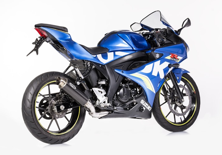 SHARK KOMPLETTANLAGE Carbon  SRC 4 für SUZUKI GSX-R 125,GSX-S 125 EURO4  