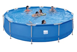 Happy People Stahlrahmenpool-Set, 420x84 cm