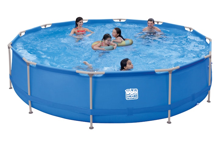 Happy People Stahlrahmenpool-Set, 420x84 cm