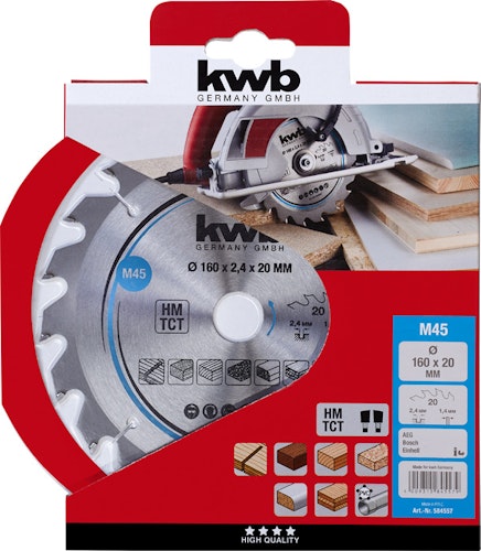 kwb Sägebl HM Mittel 160x20 Z20 584557