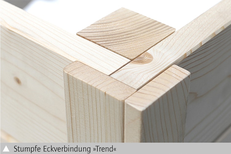 Skan Holz Gerätehaus Knut mit offenem Arbeitsbereich - 28 mm