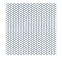 Alberts® Lochblech, Lochung: rund, Stahl roh verzinkt, 300 mm breit