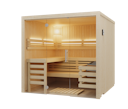 Vorschaubild Infraworld Sauna Panorama - Elementsauna mit Glasfront inkl. 5-teiligem gratis Zubehörset