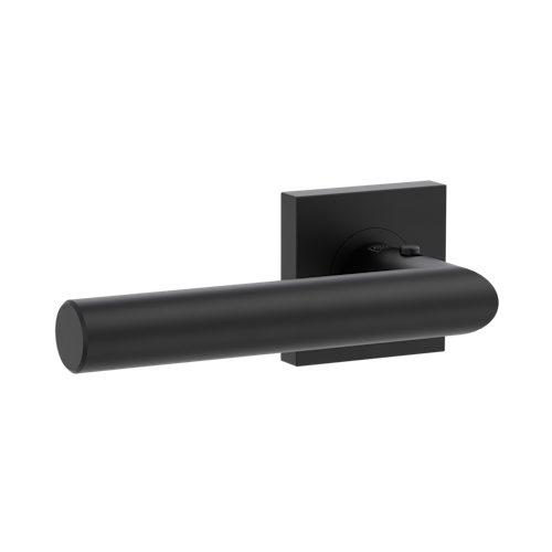 Griffwerk LUCIA PROFESSIONAL PVD+ Schraubtechnik Rosetten eckig smart2lock 2.0 L Graphitschwarz PVD+