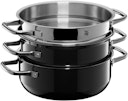 Vorschaubild WMF Topf-Set Fusiontec Compact Black 3-tlg.