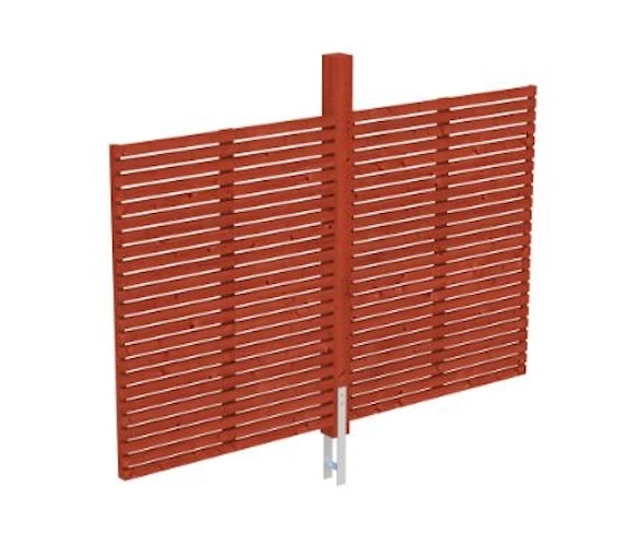 Skan Holz Rückwand Rhombus passend für Einzel-Carport Spessart