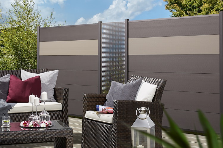 TraumGarten SYSTEM Designgitter GAMMA Edelstahl