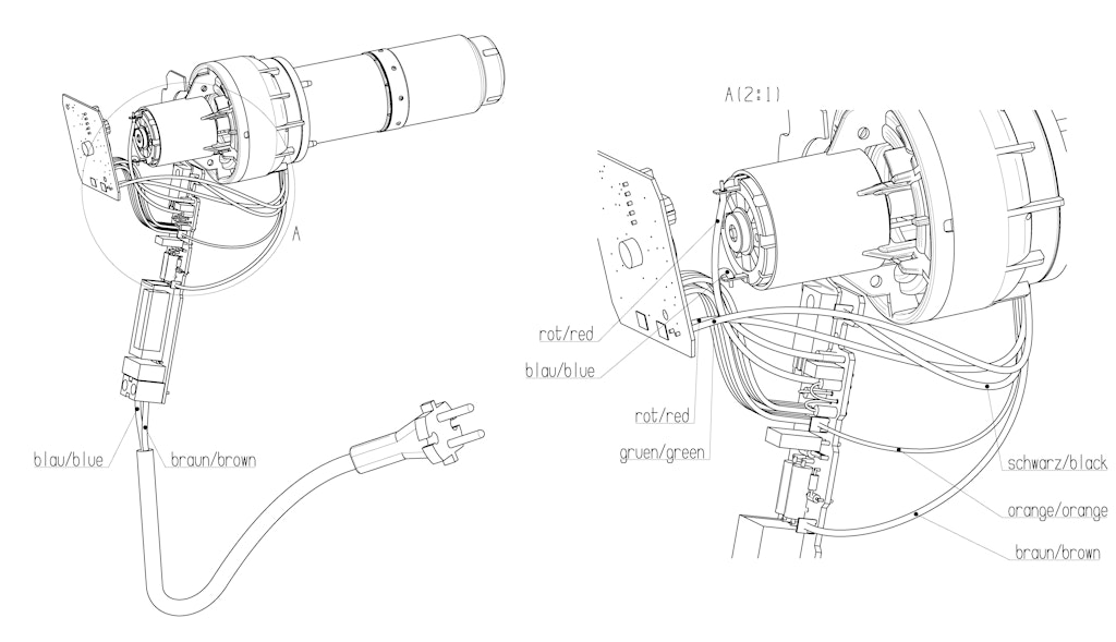 Explosionszeichnung Ersatzteile