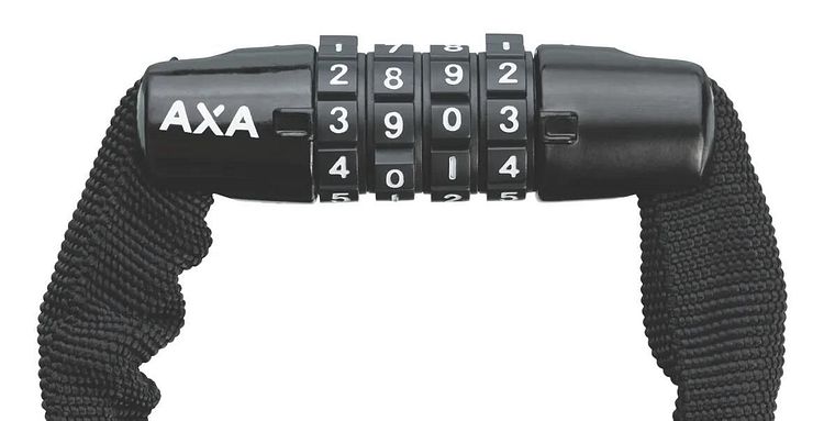 Axa Rigid RCC Zahlen-Kettenschloss 120 cm schwarz