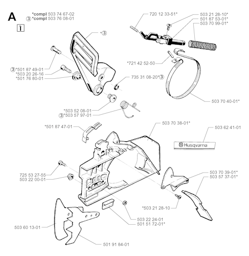 Husqvarna Kettensägen 288, 20000600001-20014000000