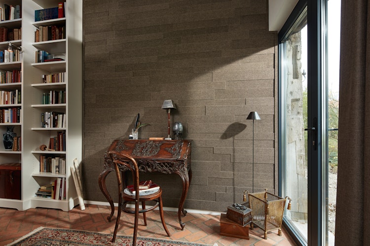 MEISTER Systempaneele MeisterPaneele. style SP 800 Filz / terrabraun 4515 - 840 mm