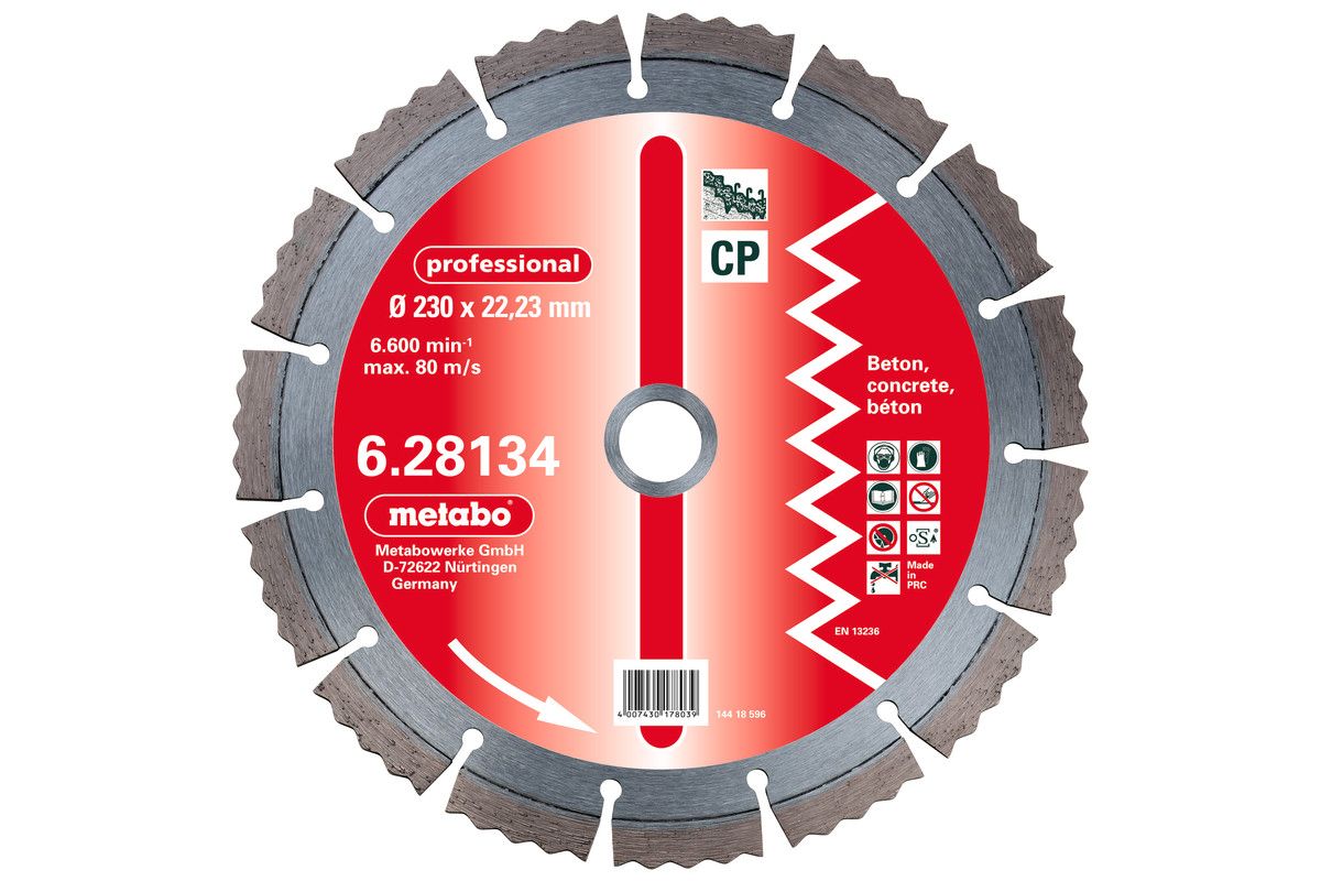 Metabo Diamant-Trennscheibe150 x 2,15 x 22,23 mm"professional""CP"Beton