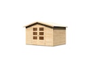 Vorschaubild Karibu Woodfeeling Gartenhaus Amberg 2/3/4/5 naturbelassen - 19 mm