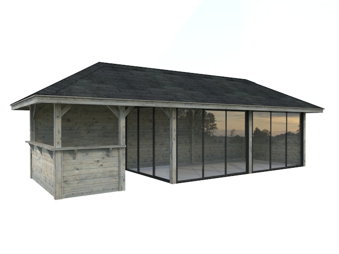 Palmako Pavillon Bianca 24,9 m² Set 219 Slide