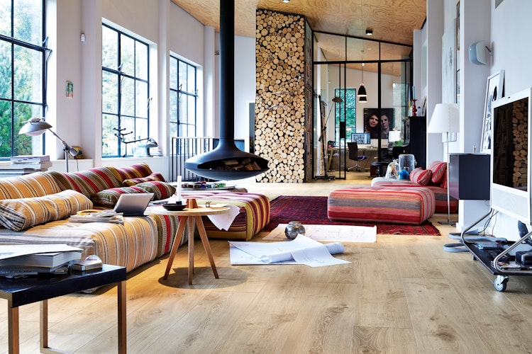 MEISTER Laminatboden MeisterDesign. laminate LL 250 2052 x 248 x 10 mm 06380 Eiche Atacama Porensynchron-Struktur