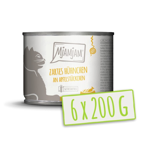 MJAMJAM 200 Gramm Katzennassfutter