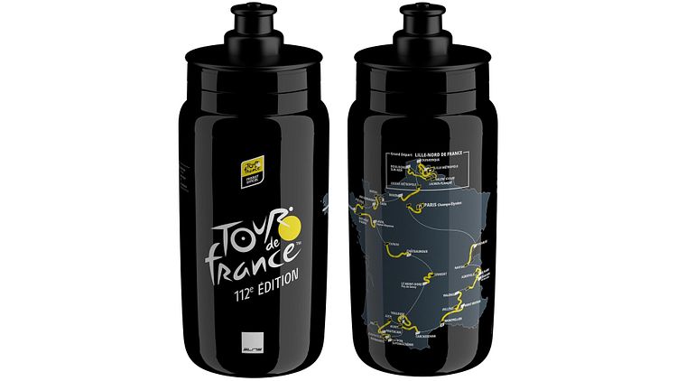Elite Trinkflasche Fly Tour de France schwarz