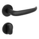 Vorschaubild Griffwerk VAYA 194 ALDA fast2fix Fast2Fix GK3 Rosetten rund WC Graphitschwarz