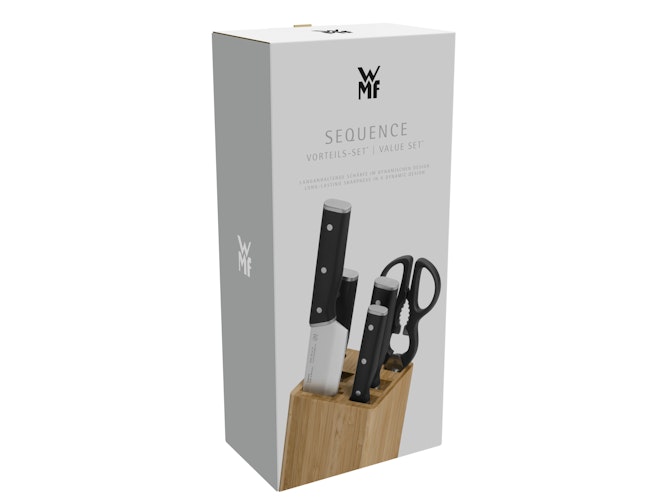 WMF Sequence Messer-Vorteils-Set* mit Messerblock, 6-teilig