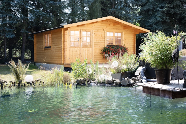 Wolff Finnhaus Gartenhaus Nordkap 44-D isolierverglast XL