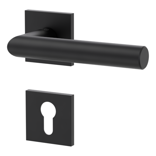 Griffwerk VAYA 128 LUCIA fast2fix Fast2Fix GK3 Rosetten eckig Profilzylinder Graphitschwarz