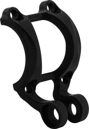ErgoTec Vorbau-Frontkappe 31,8 mm schwarz für Octopus, Shark, Crab 2, Integra B, S