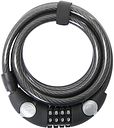 Vorschaubild CONTEC Zahlen-Spiralkabelschloss EcoLoc 185 cm schwarz/grau